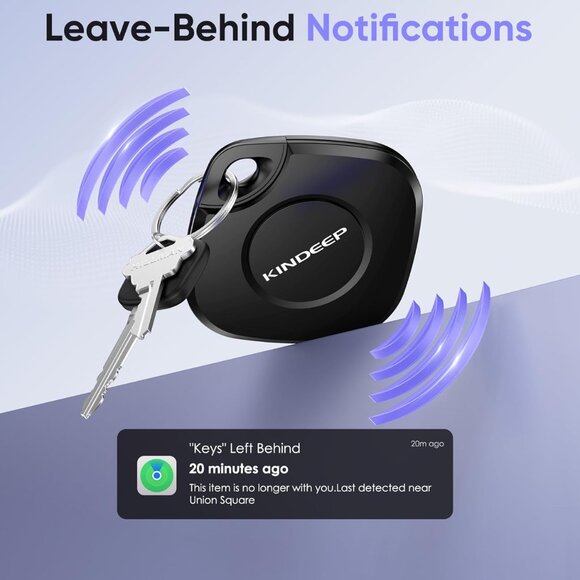 Air Tracker Tag 4 Pack: Bluetooth Item Finder with Apple Find My APP (iOS Only), - Picture 3 of 7